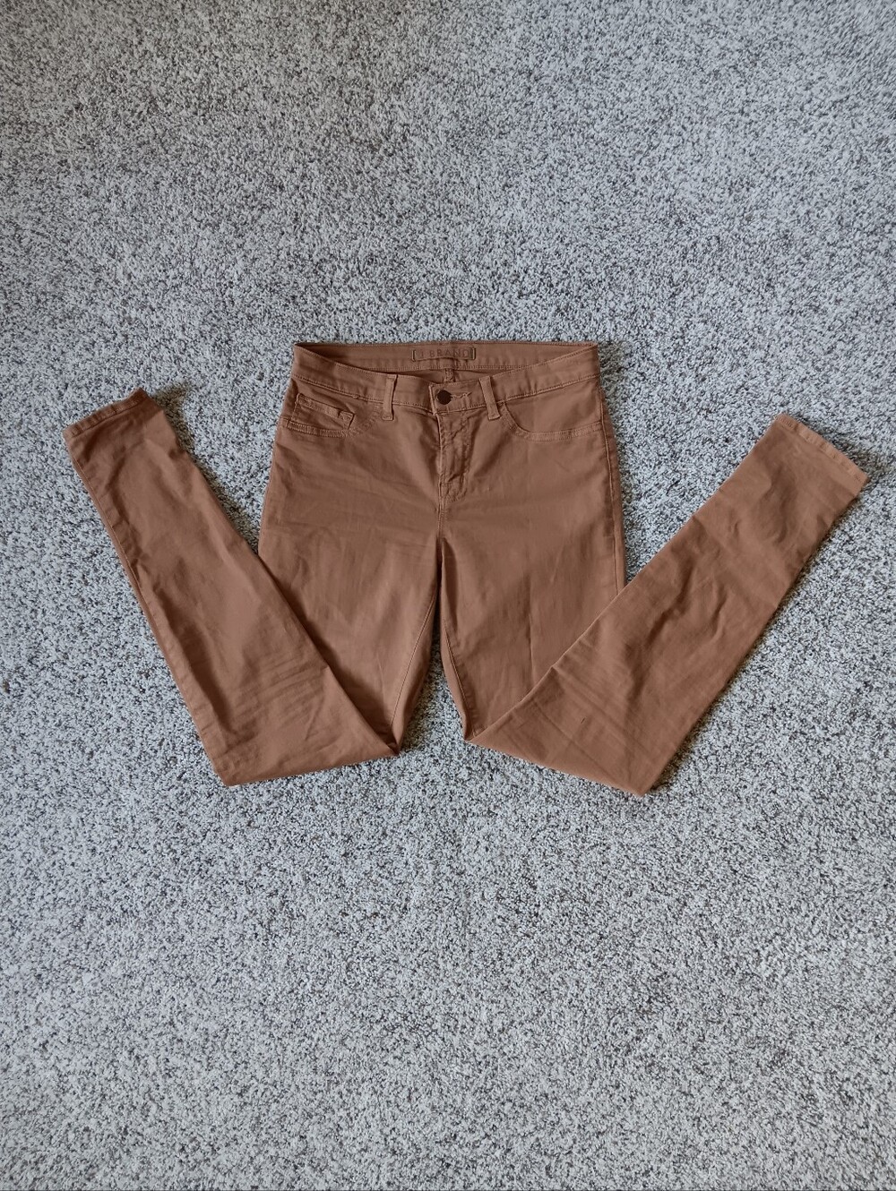 J Brand Skinny Leg 28 Pants In Ginger Brown